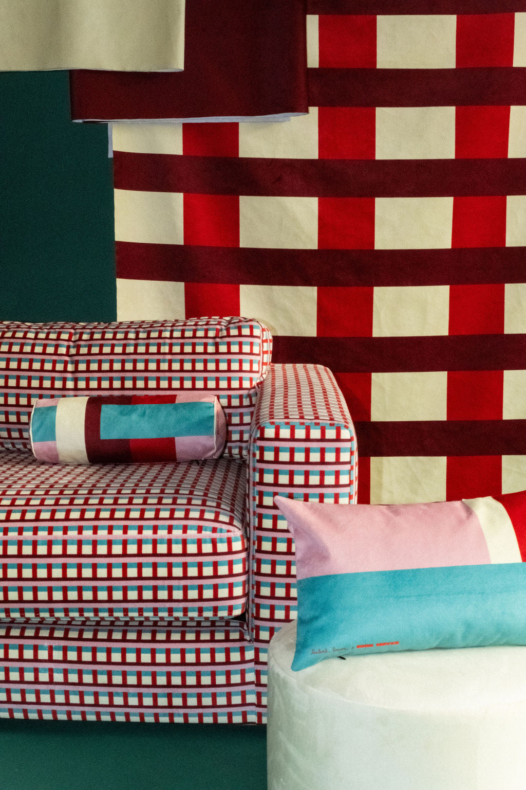 Tissu au mètre Room service Motif XS