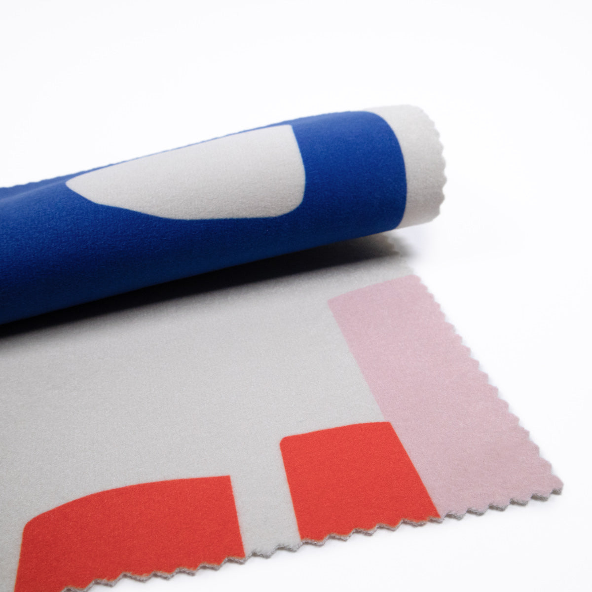 Suédine Velours au Mètre - Babylone Pink XXL, Fond Beige