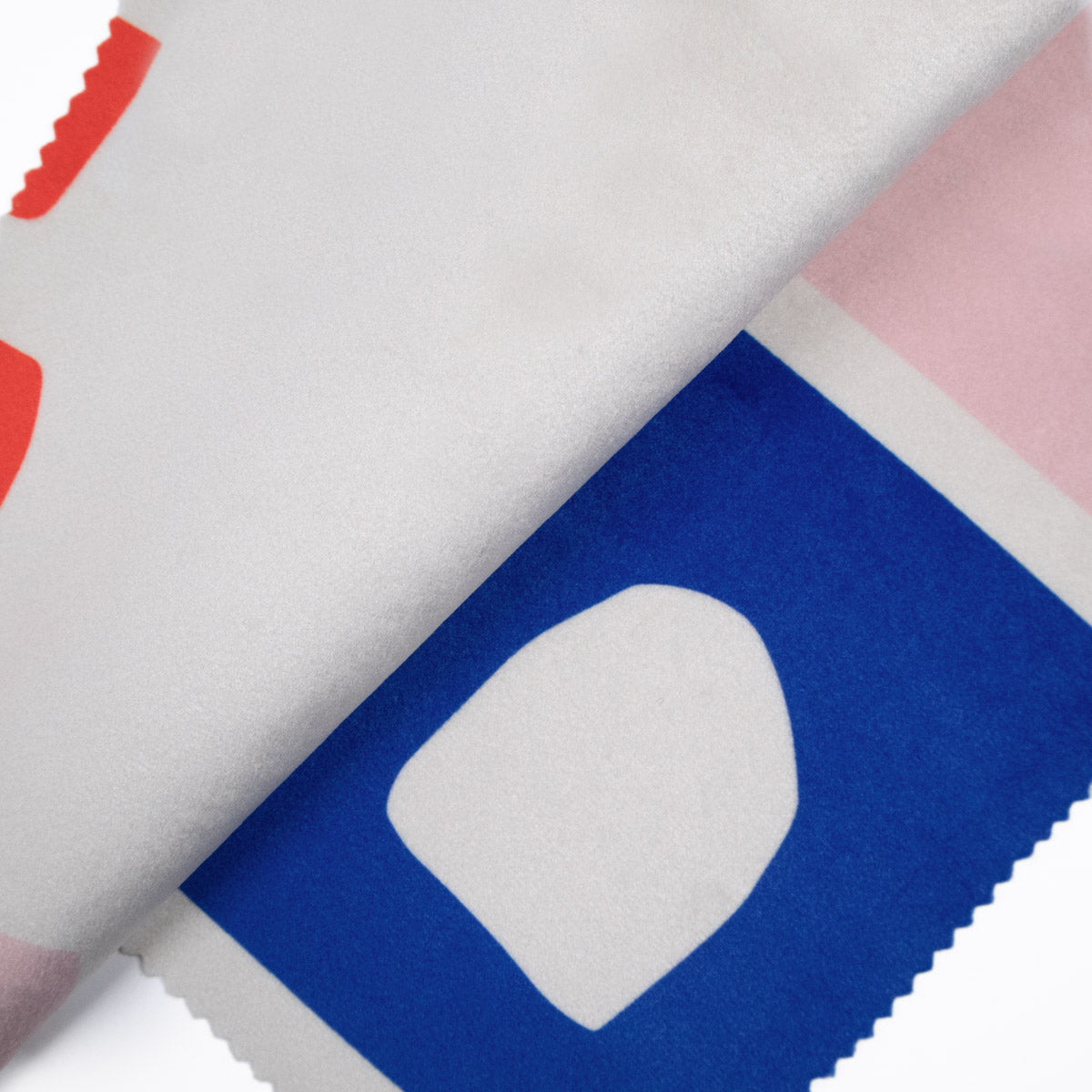 Suédine Velours au Mètre - Babylone Pink XXL, Fond Beige