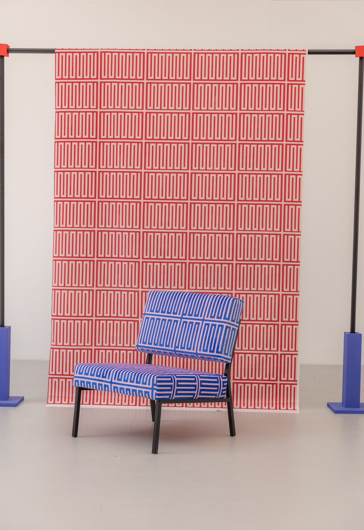 Fauteuil O2 - Elios bleu et rose
