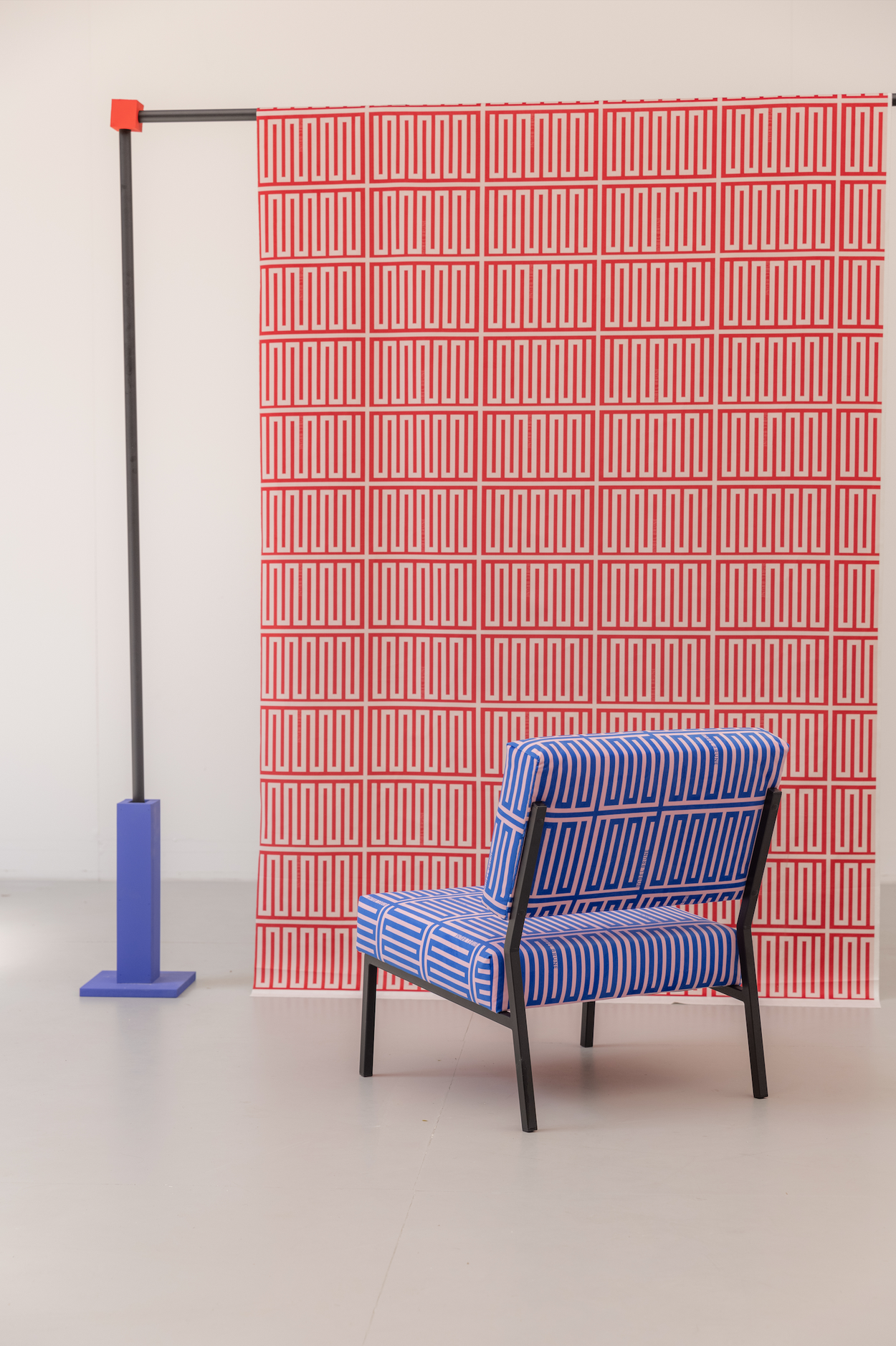 Fauteuil O2 - Elios bleu et rose