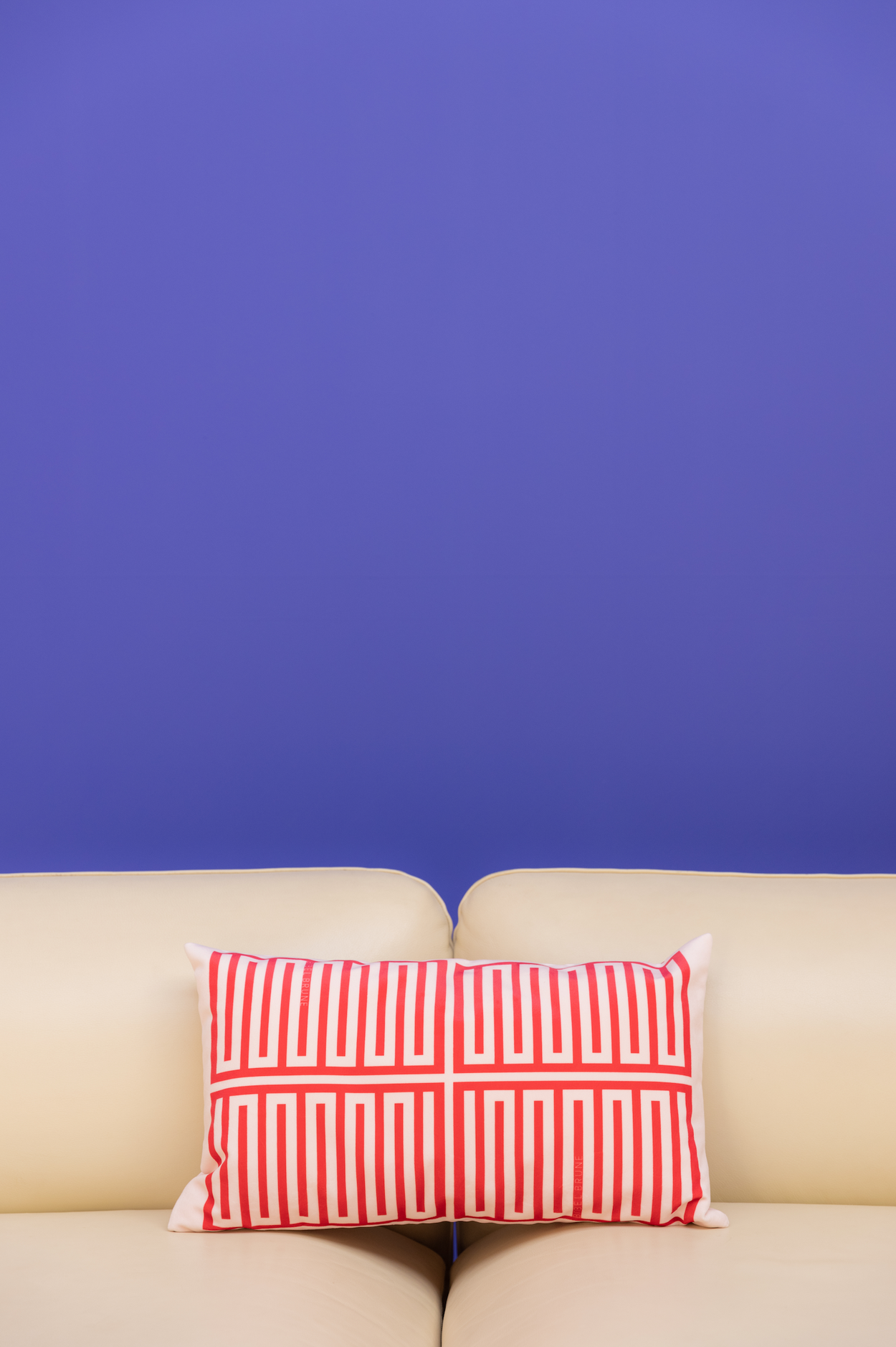 Coussin Elios rose et rouge S