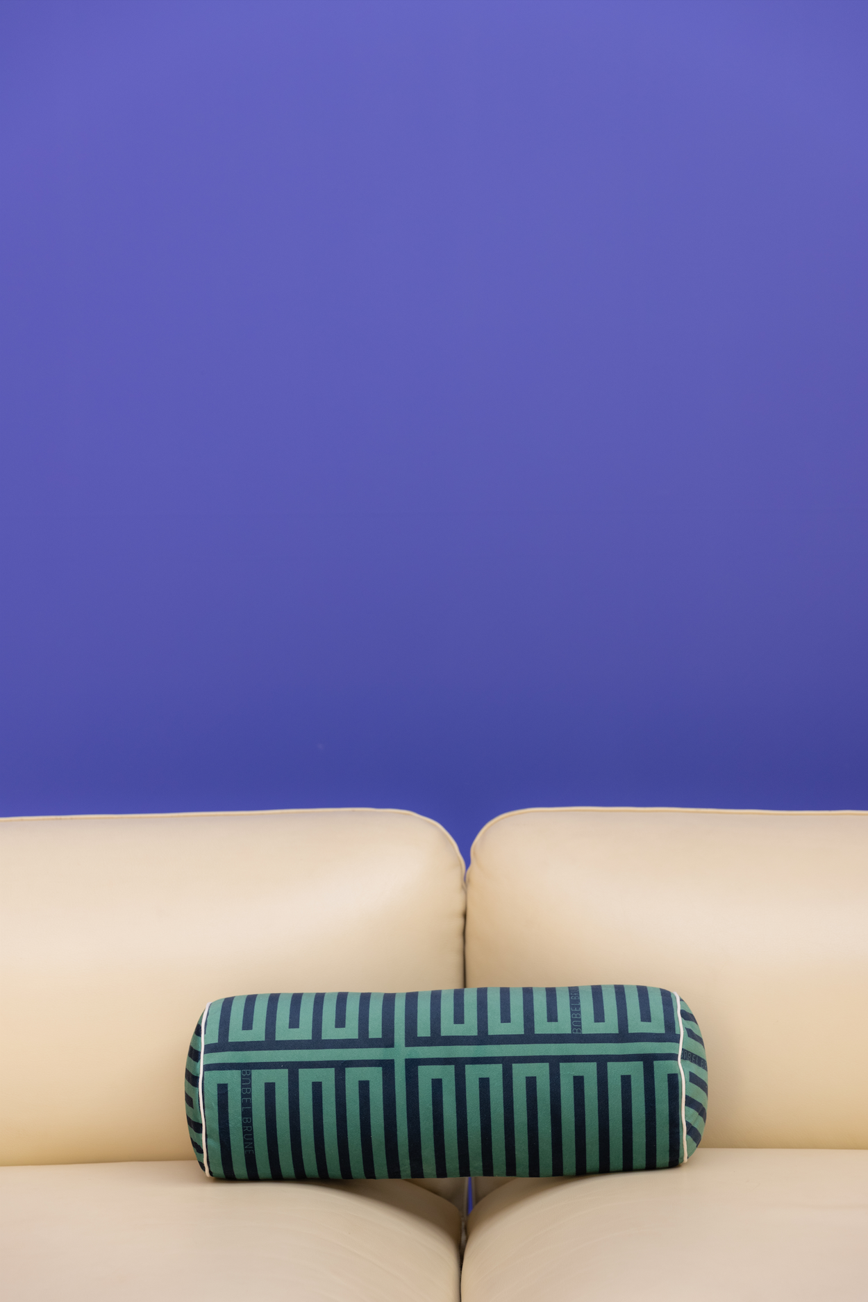 Coussin Été 83 Elios Bolster vert et bleu