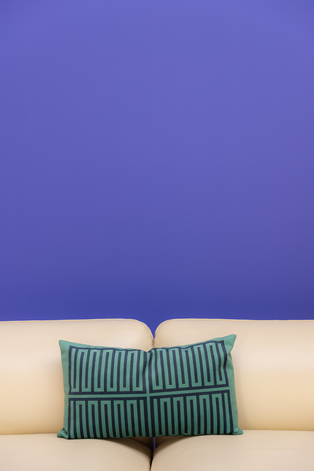 Coussin Eté 83 Elios vert et bleu S