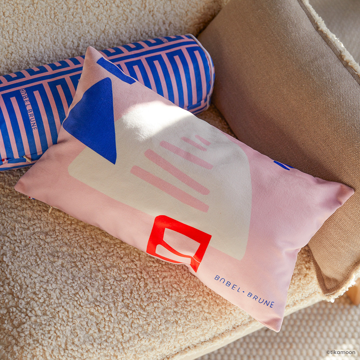 Coussin Babylone Pink S