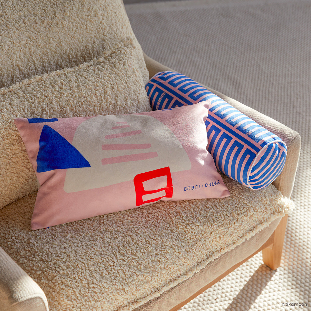 Coussin Babylone Pink S