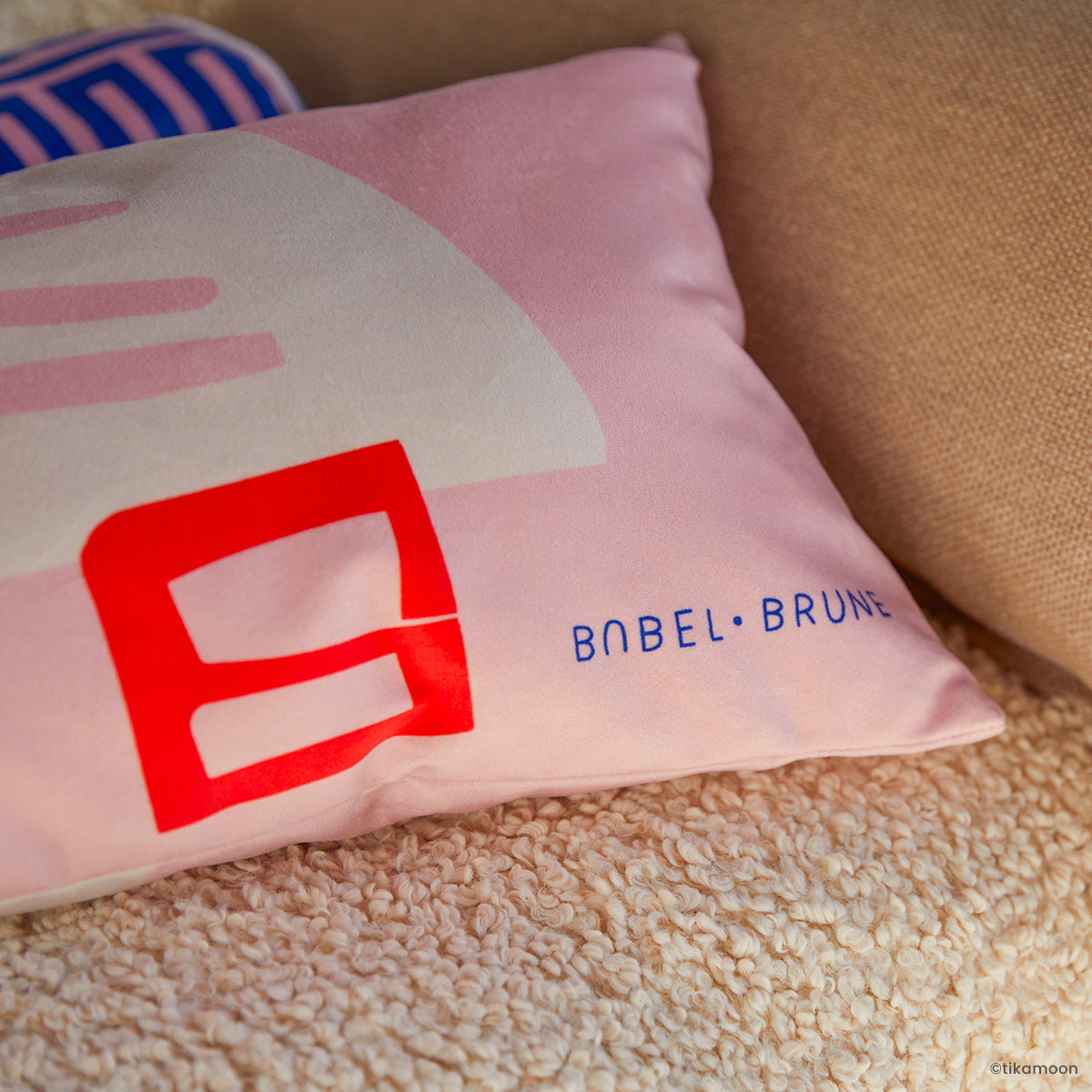 Coussin Babylone Pink S