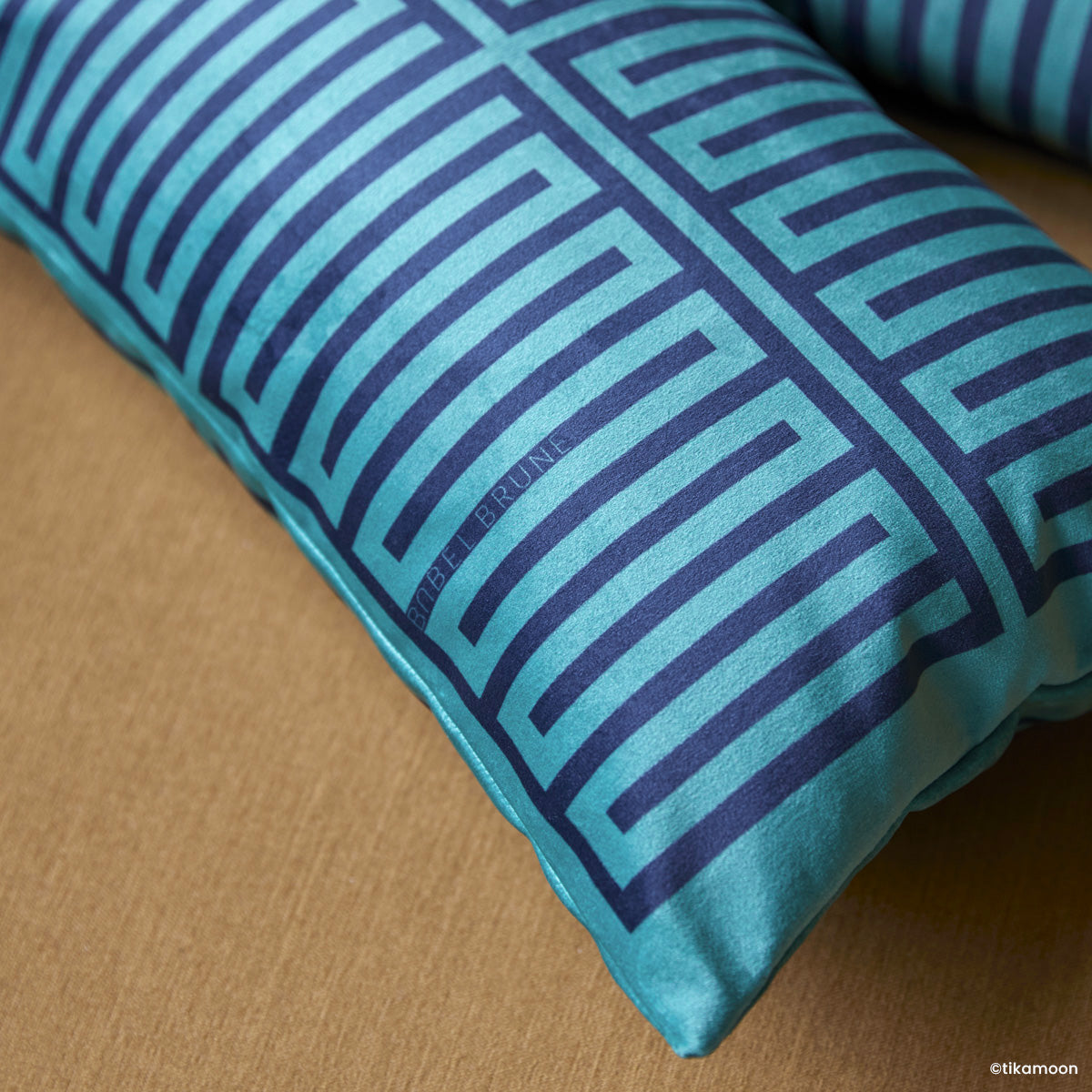 Coussin Eté 83 Elios vert et bleu S