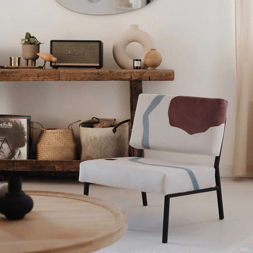 Babel Brune O2 Ulysse gauche armchair design style moderniste