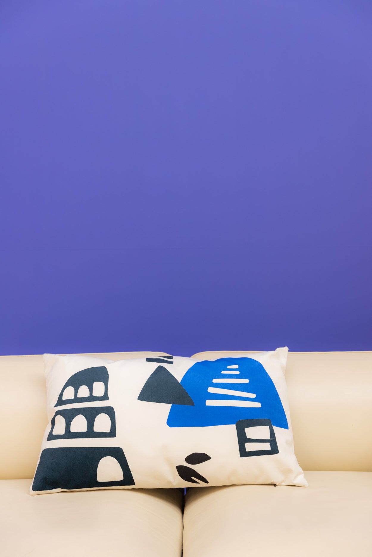 Coussin Babylone Blue L