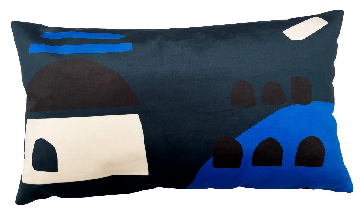 Cushion Babylone Blue S